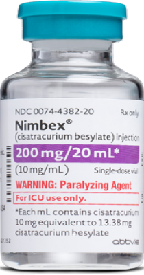 NIMBEX 200 mg/20 mL bottle