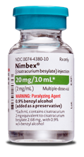 NIMBEX 20 mg/10 mL bottle